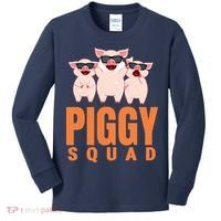 Piggy Squad Funny Pig Shirts For Boy Kids Long Sleeve Shirt thumb 0