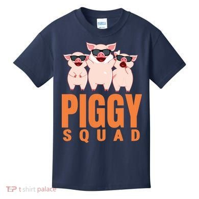 Piggy Squad Funny Pig Shirts For Boy Kids T-Shirt