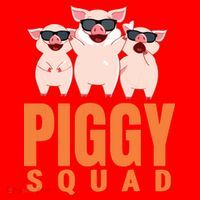 Piggy Squad Funny Pig Shirts For Boy Santa Hat thumb 1