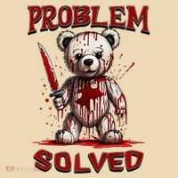 Problem Solved Funny Teddy Bear Halloween Tote Bag thumb 4
