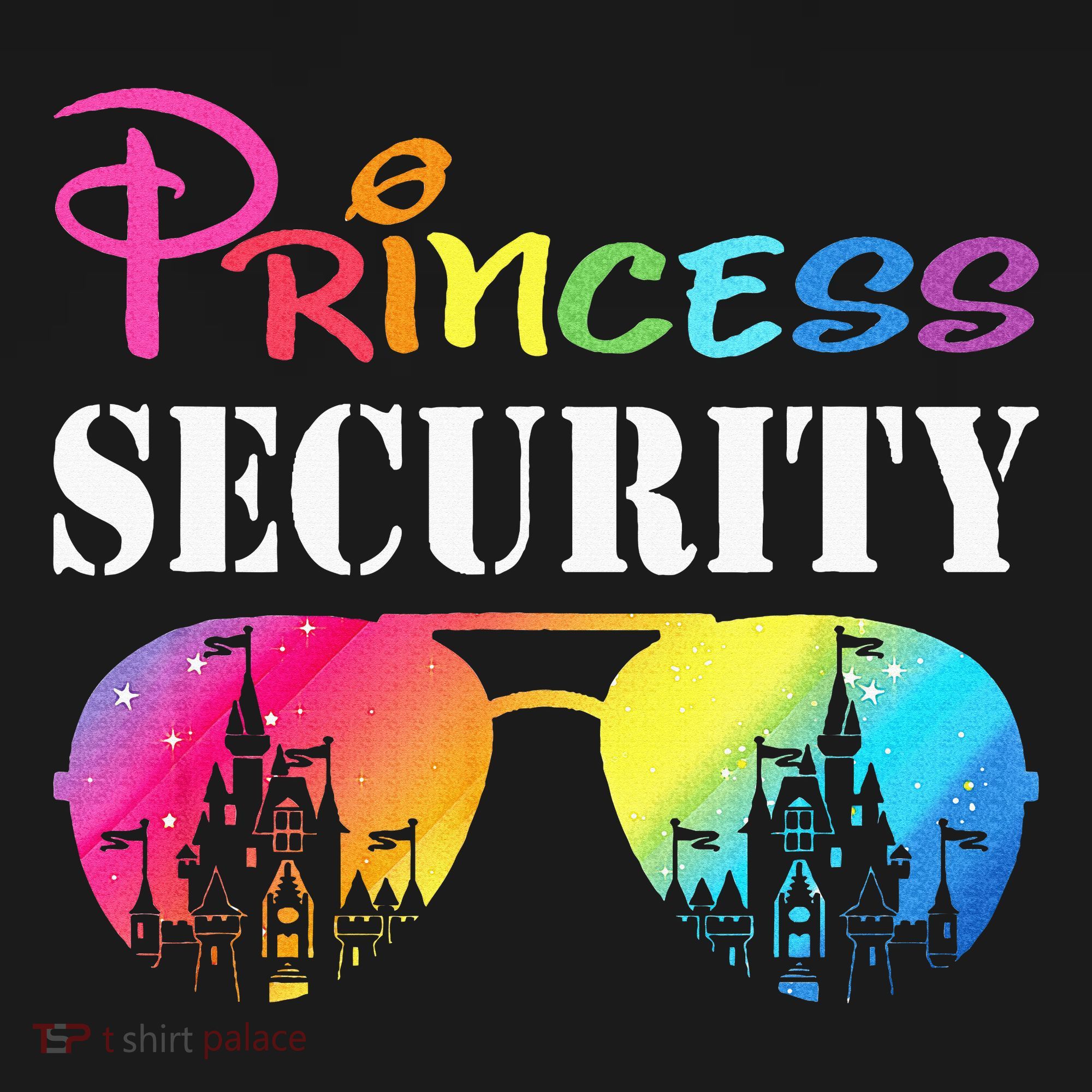 Princess Security Family Mom Dad Birthday Doggie Tank