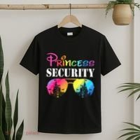 Princess Security Family Mom Dad Birthday T-Shirt thumb 2