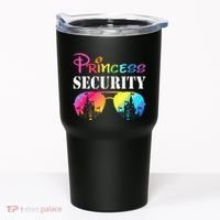 Princess Security Family Mom Dad Birthday Tumbler thumb 0
