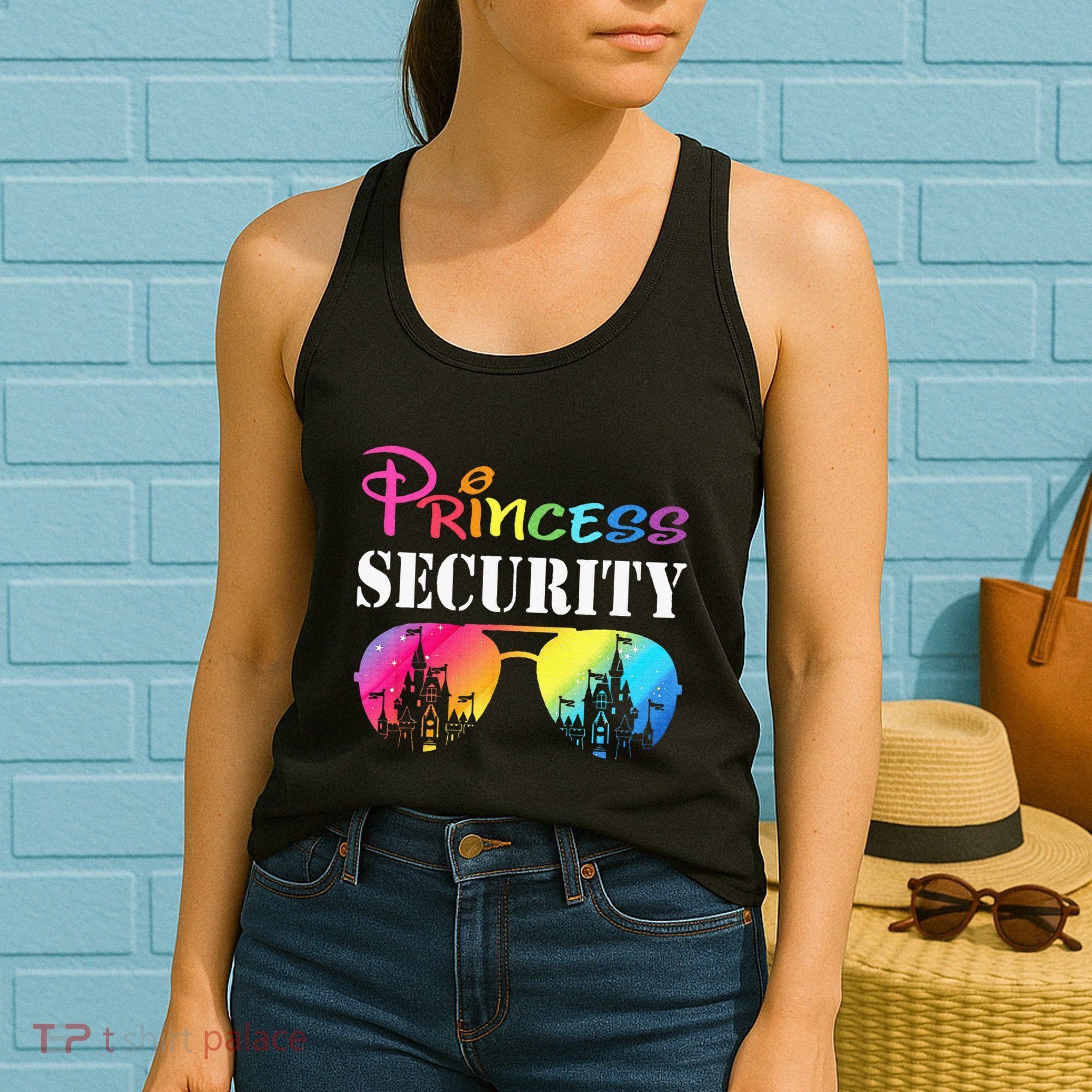 Princess Security Family Mom Dad Birthday Women's Tank Top
