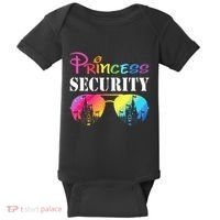 Princess Security Family Mom Dad Birthday Baby Bodysuit thumb 0