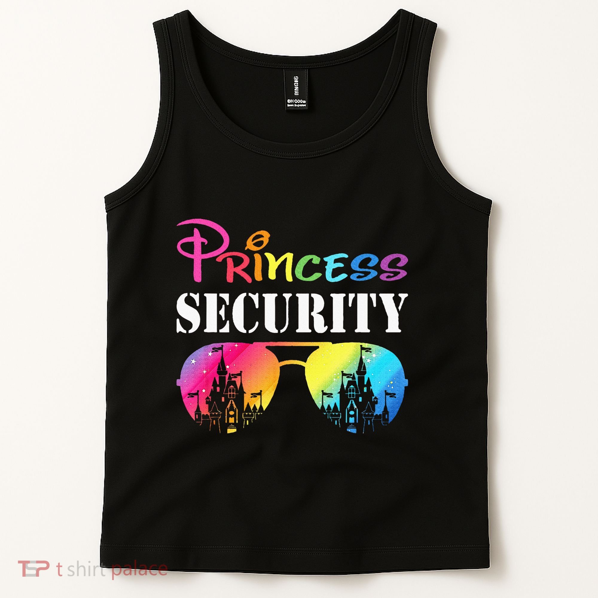 Princess Security Family Mom Dad Birthday Tank Top