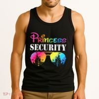 Princess Security Family Mom Dad Birthday Tank Top thumb 3
