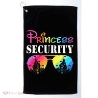 Princess Security Family Mom Dad Birthday Golf Towel thumb 0