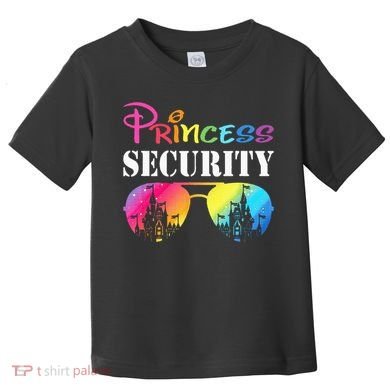 Princess Security Family Mom Dad Birthday Toddler T-Shirt