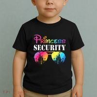 Princess Security Family Mom Dad Birthday Toddler T-Shirt thumb 2