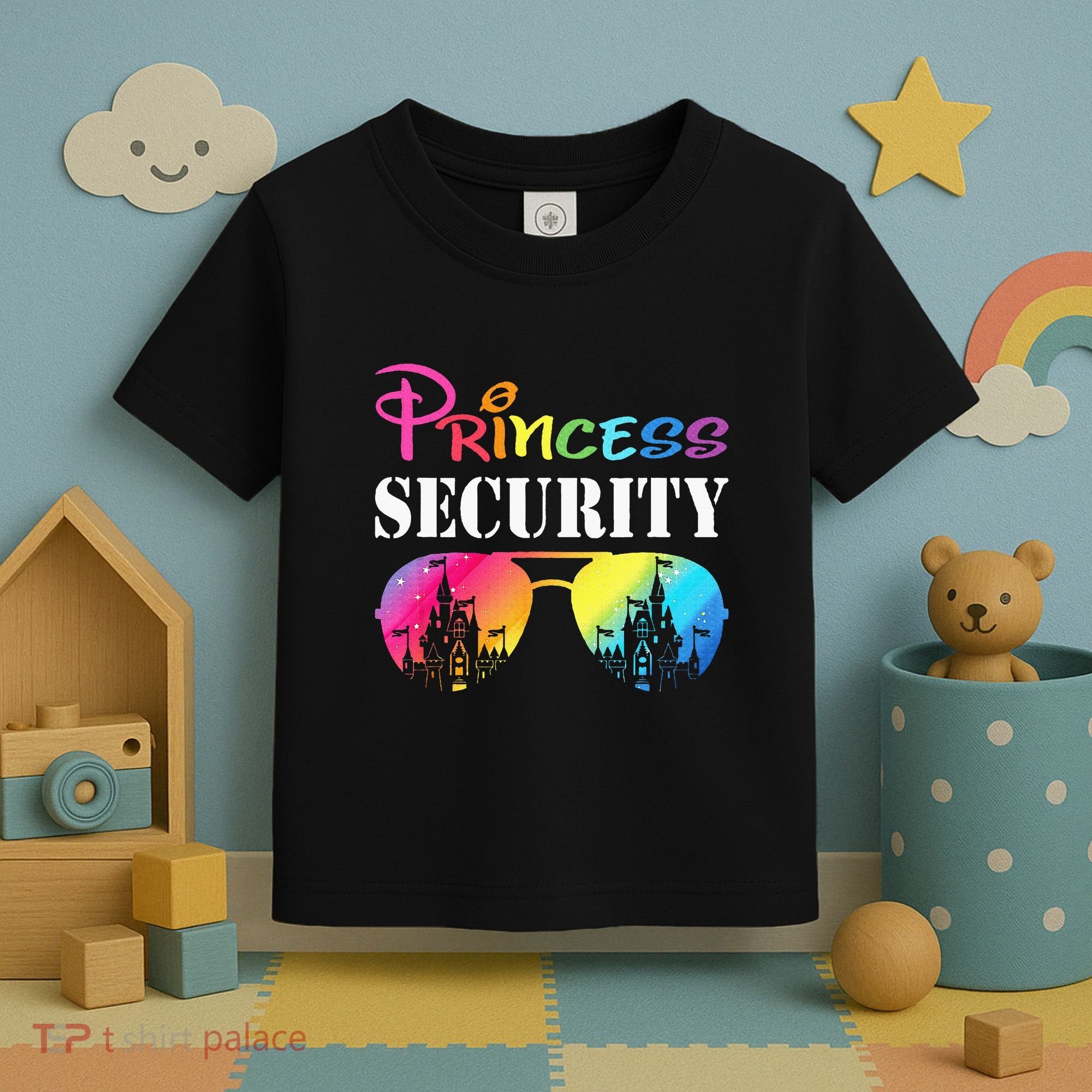 Princess Security Family Mom Dad Birthday Toddler T-Shirt