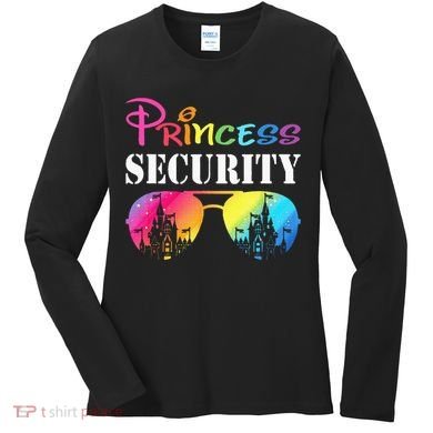 Princess Security Family Mom Dad Birthday Women's Long Sleeve Shirt