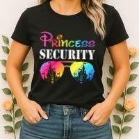 Princess Security Family Mom Dad Birthday Women's T-Shirt thumb 2