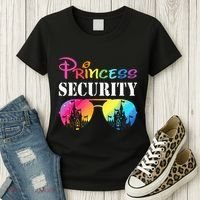 Princess Security Family Mom Dad Birthday Women's T-Shirt thumb 3