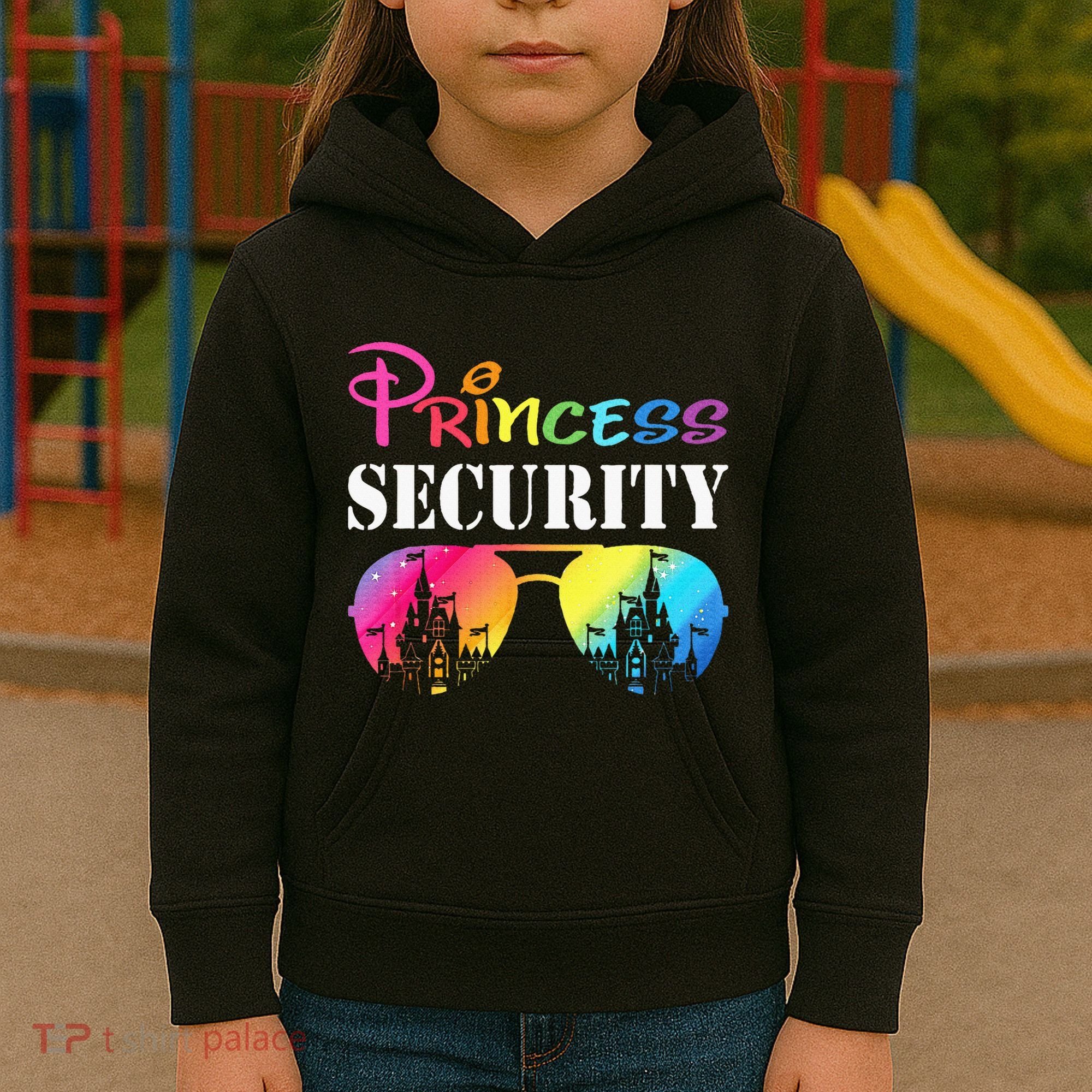 Princess Security Family Mom Dad Birthday Kids Hoodie