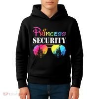 Princess Security Family Mom Dad Birthday Kids Hoodie thumb 4