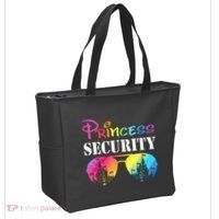 Princess Security Family Mom Dad Birthday Tote Bag thumb 2