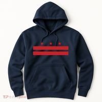 Patriotic State Flag Of Washington Dc Hoodie thumb 0