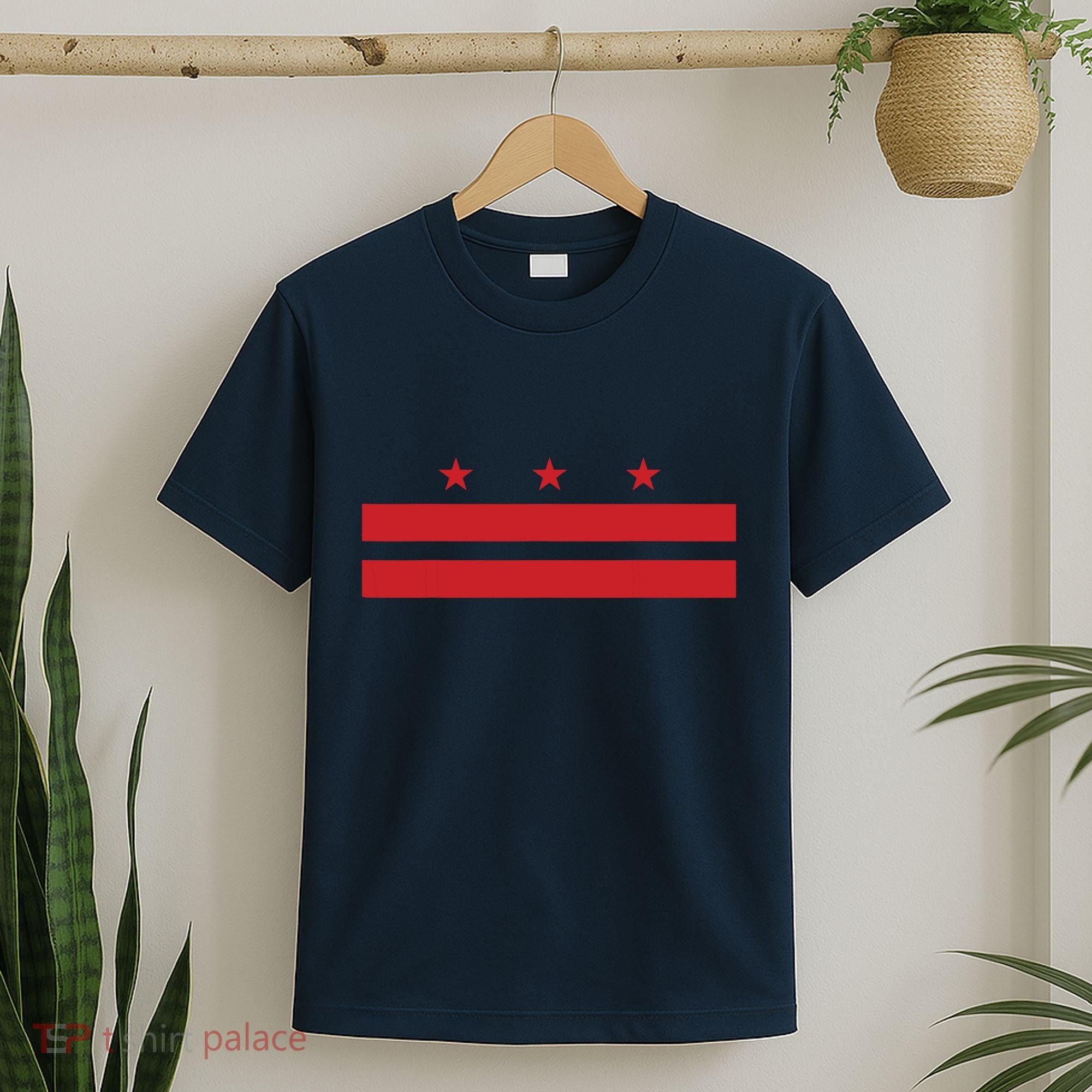 Patriotic State Flag Of Washington Dc T-Shirt