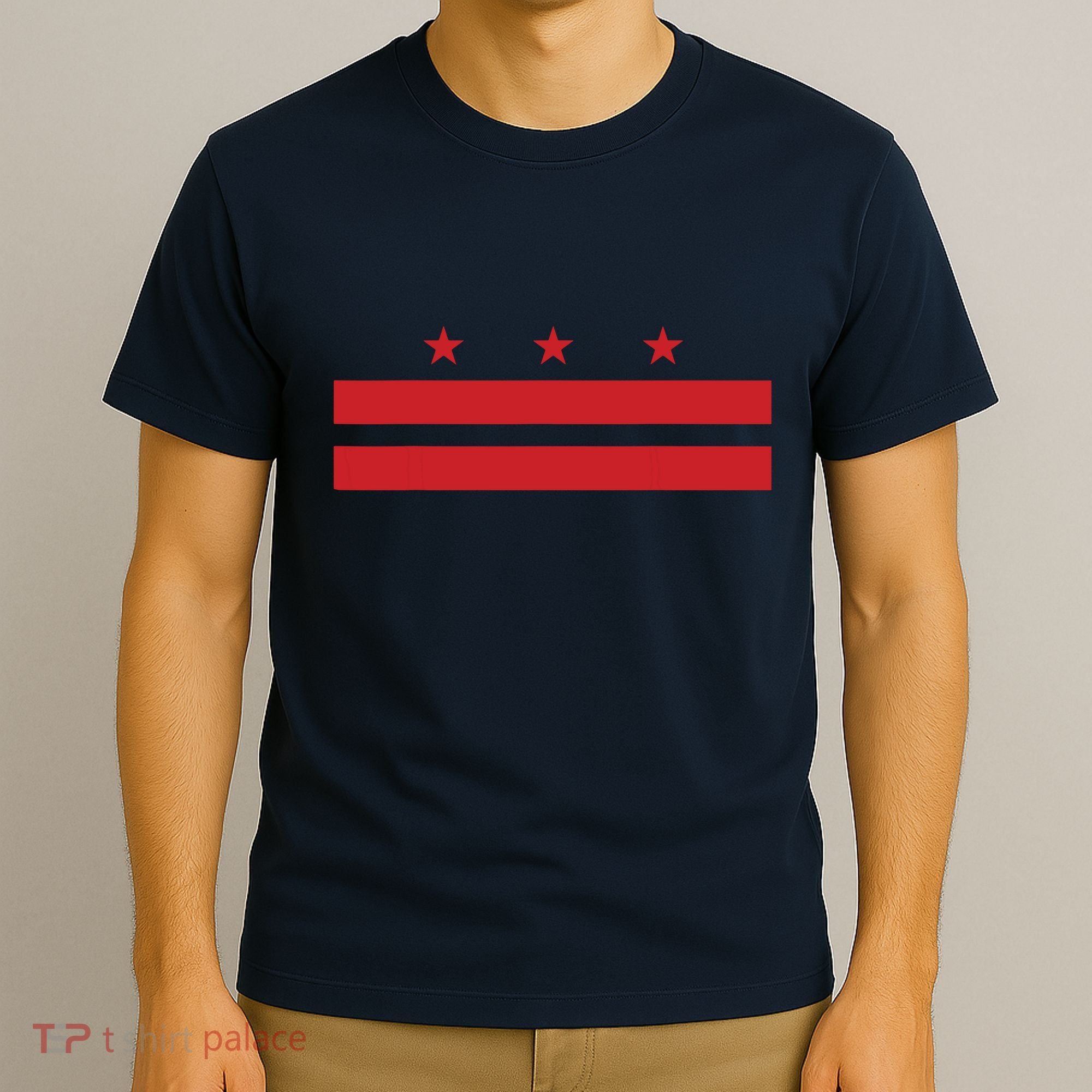 Patriotic State Flag Of Washington Dc T-Shirt