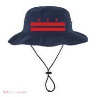 Patriotic State Flag Of Washington Dc Bucket Hat thumb 0
