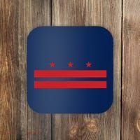 Patriotic State Flag Of Washington Dc Coaster thumb 0