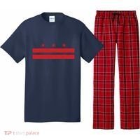 Patriotic State Flag Of Washington Dc Pajama Set thumb 0