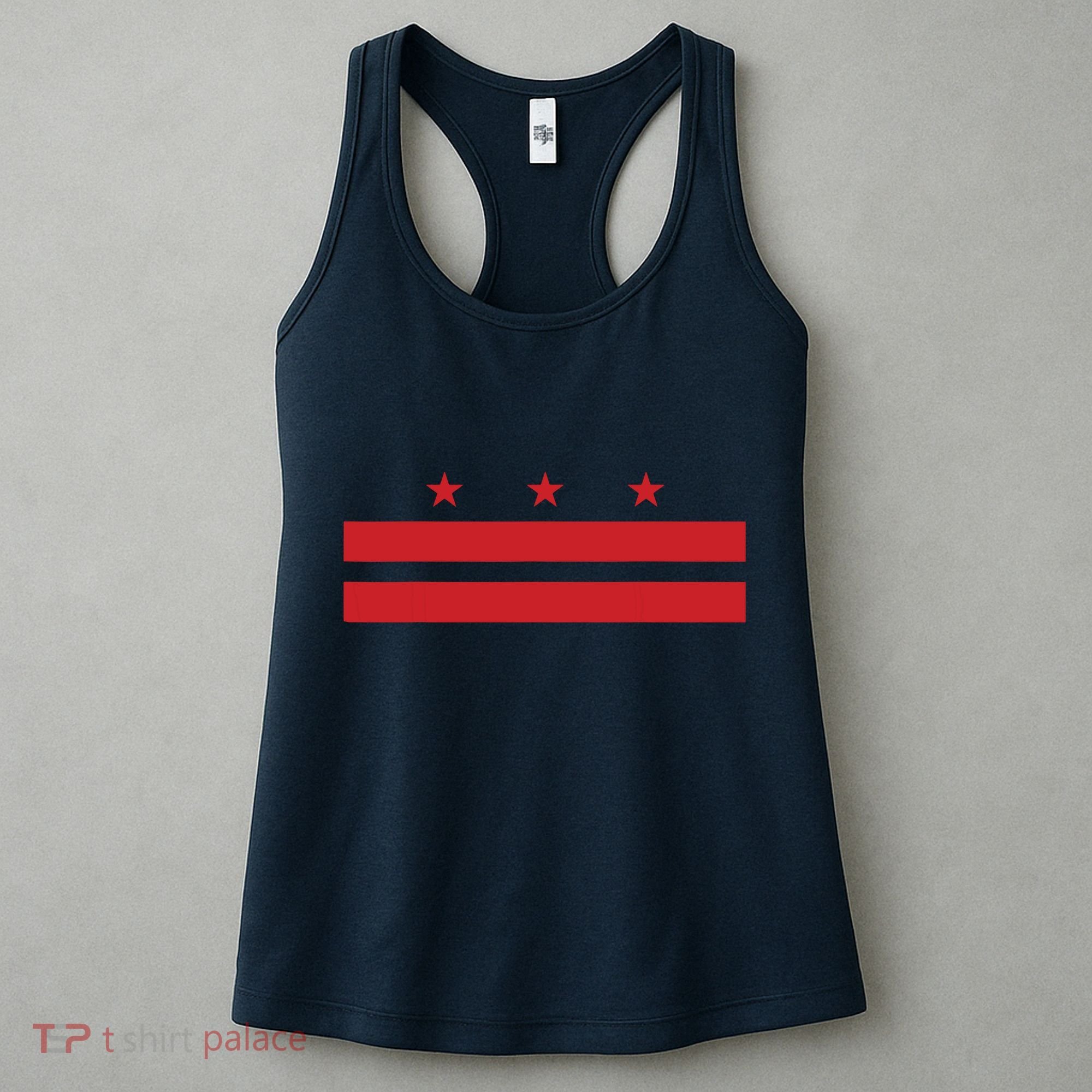 Patriotic State Flag Of Washington Dc Women's Tank Top