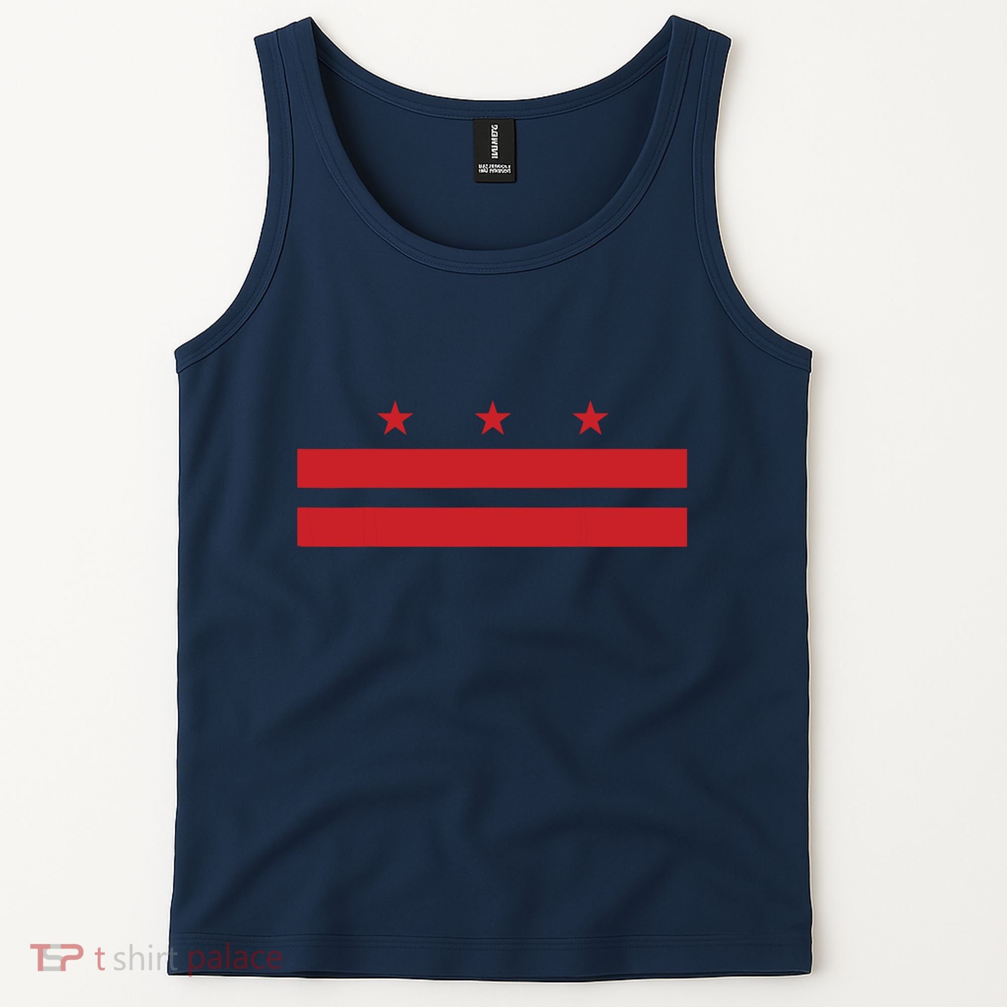 Patriotic State Flag Of Washington Dc Tank Top