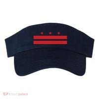 Patriotic State Flag Of Washington Dc Visor thumb 0