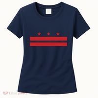 Patriotic State Flag Of Washington Dc Women's T-Shirt thumb 0