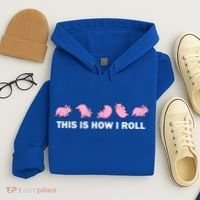 Pig Swine Farm Animal Funny This Is How I Roll Pig Hoodie thumb 4