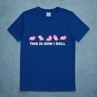 Pig Swine Farm Animal Funny This Is How I Roll Pig T-Shirt thumb 5