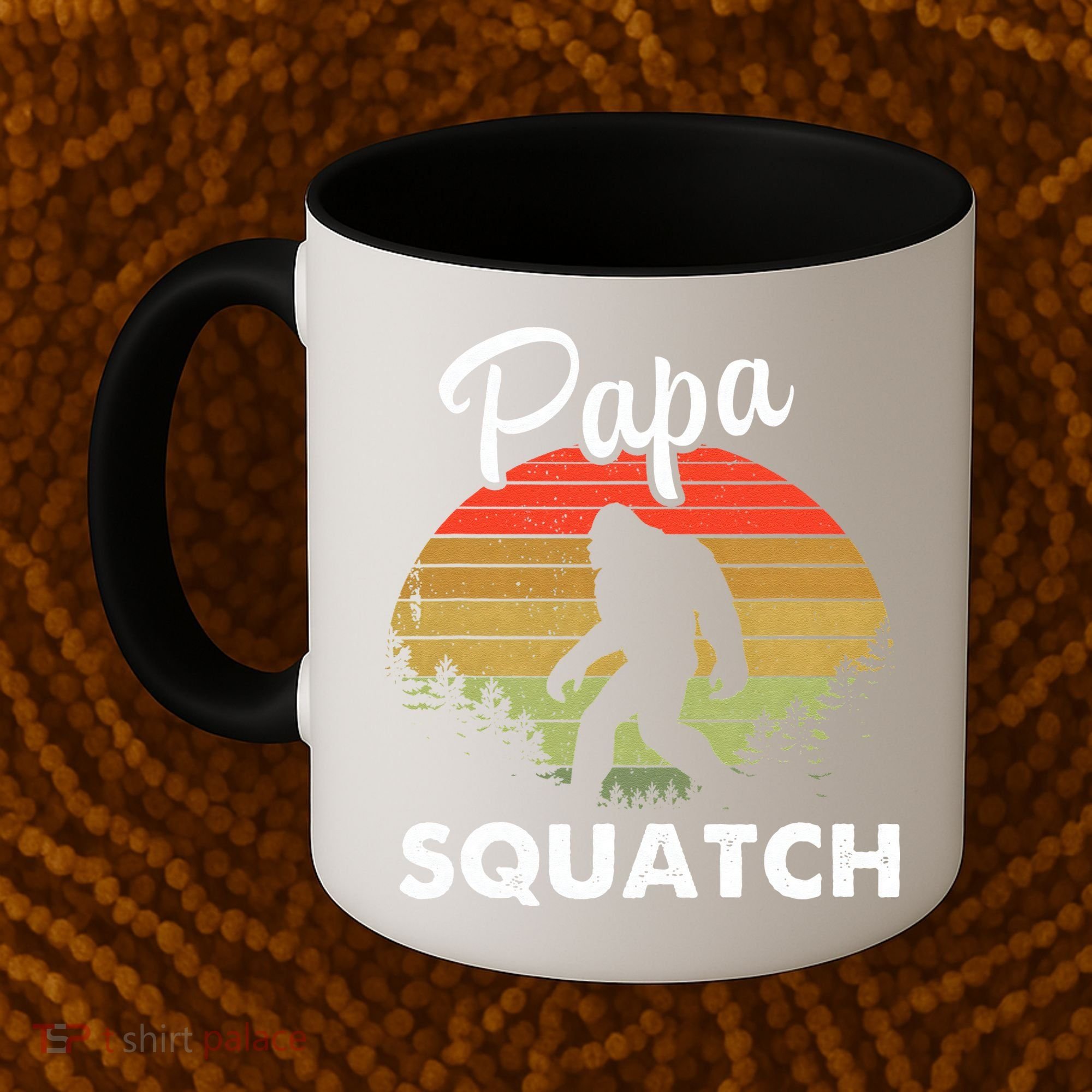 Papa Squatch Funny Bigfoot Camping Hiking Outdoor Father Day Coffee Mug