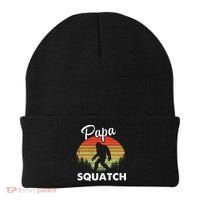 Papa Squatch Funny Bigfoot Camping Hiking Outdoor Father Day Beanie thumb 0