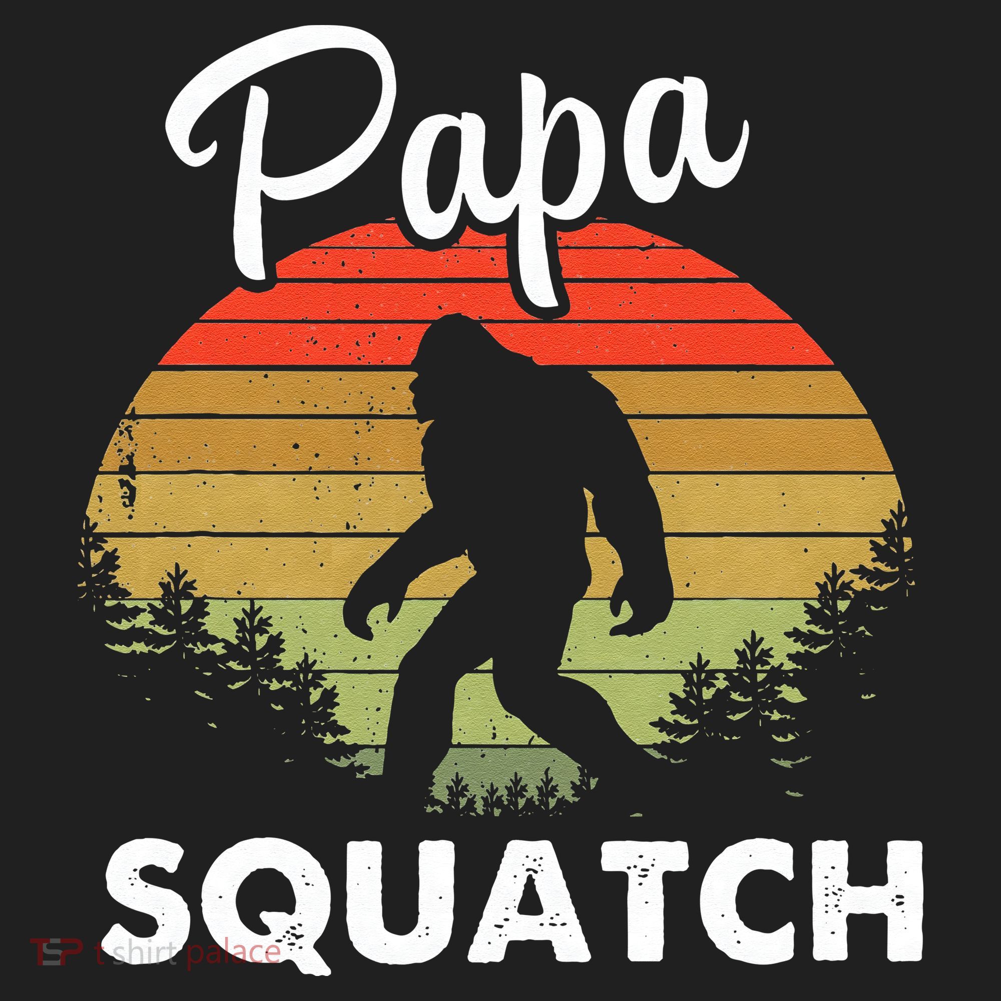 Papa Squatch Funny Bigfoot Camping Hiking Outdoor Father Day Beanie