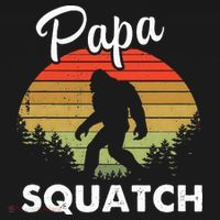Papa Squatch Funny Bigfoot Camping Hiking Outdoor Father Day Baby Bodysuit thumb 2