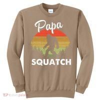 Papa Squatch Funny Bigfoot Camping Hiking Outdoor Father Day Sweatshirt thumb 0