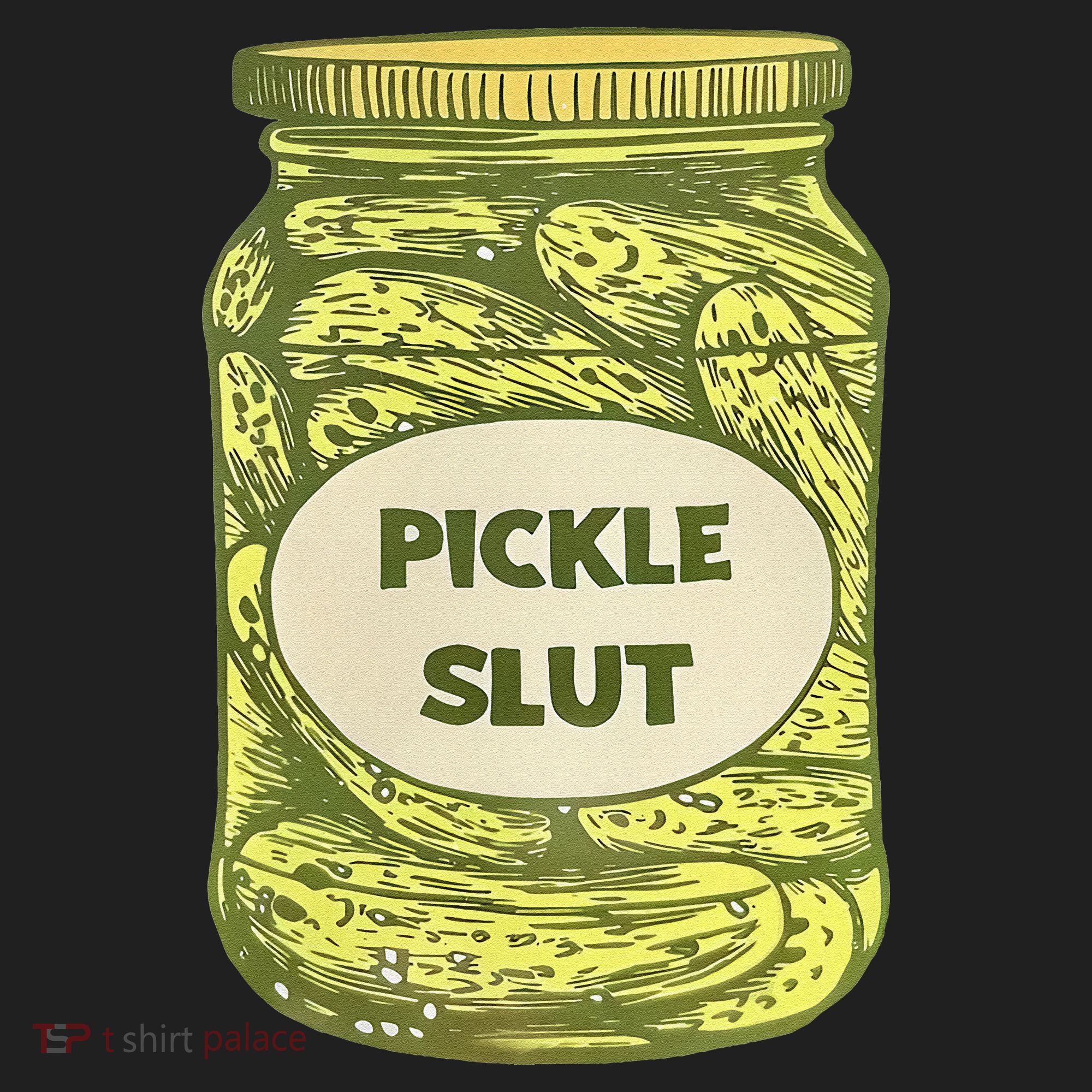 pickle slut funny canned pickles Women's Sweatshirt