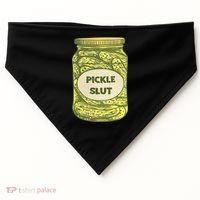 pickle slut funny canned pickles USA-Made Doggie Bandana thumb 0