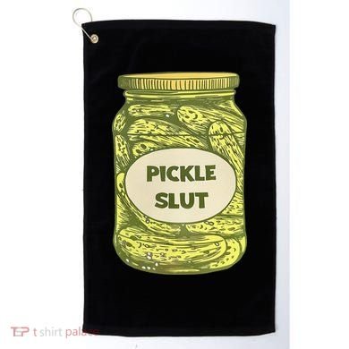 pickle slut funny canned pickles Golf Towel
