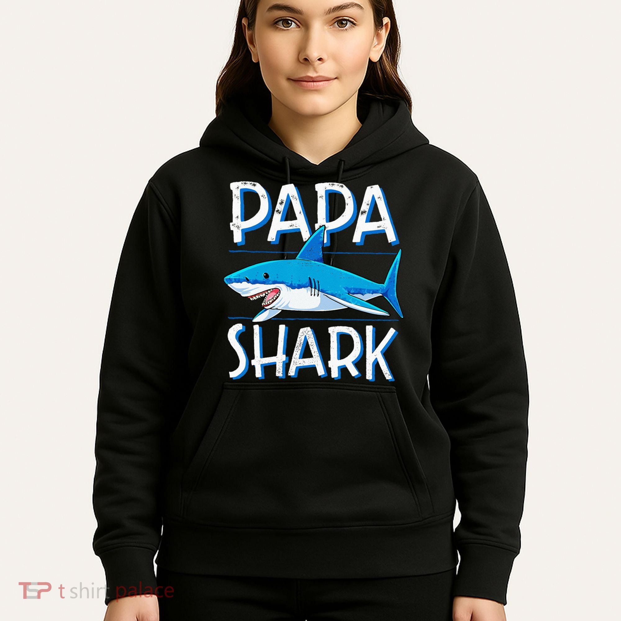 Papa Shark Family Matching Dad Daddy Jawsome Hoodie