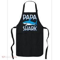 Papa Shark Family Matching Dad Daddy Jawsome Apron thumb 0