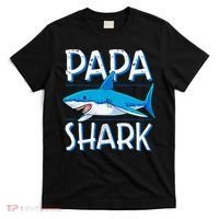 Papa Shark Family Matching Dad Daddy Jawsome T-Shirt thumb 0