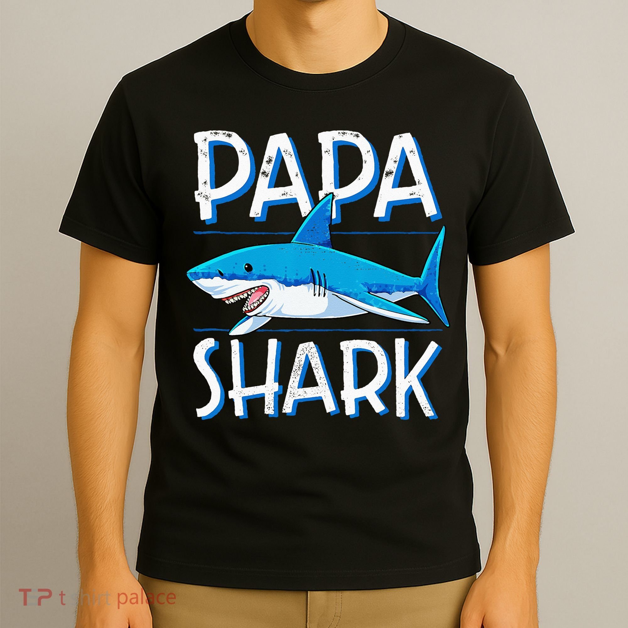 Papa Shark Family Matching Dad Daddy Jawsome T-Shirt