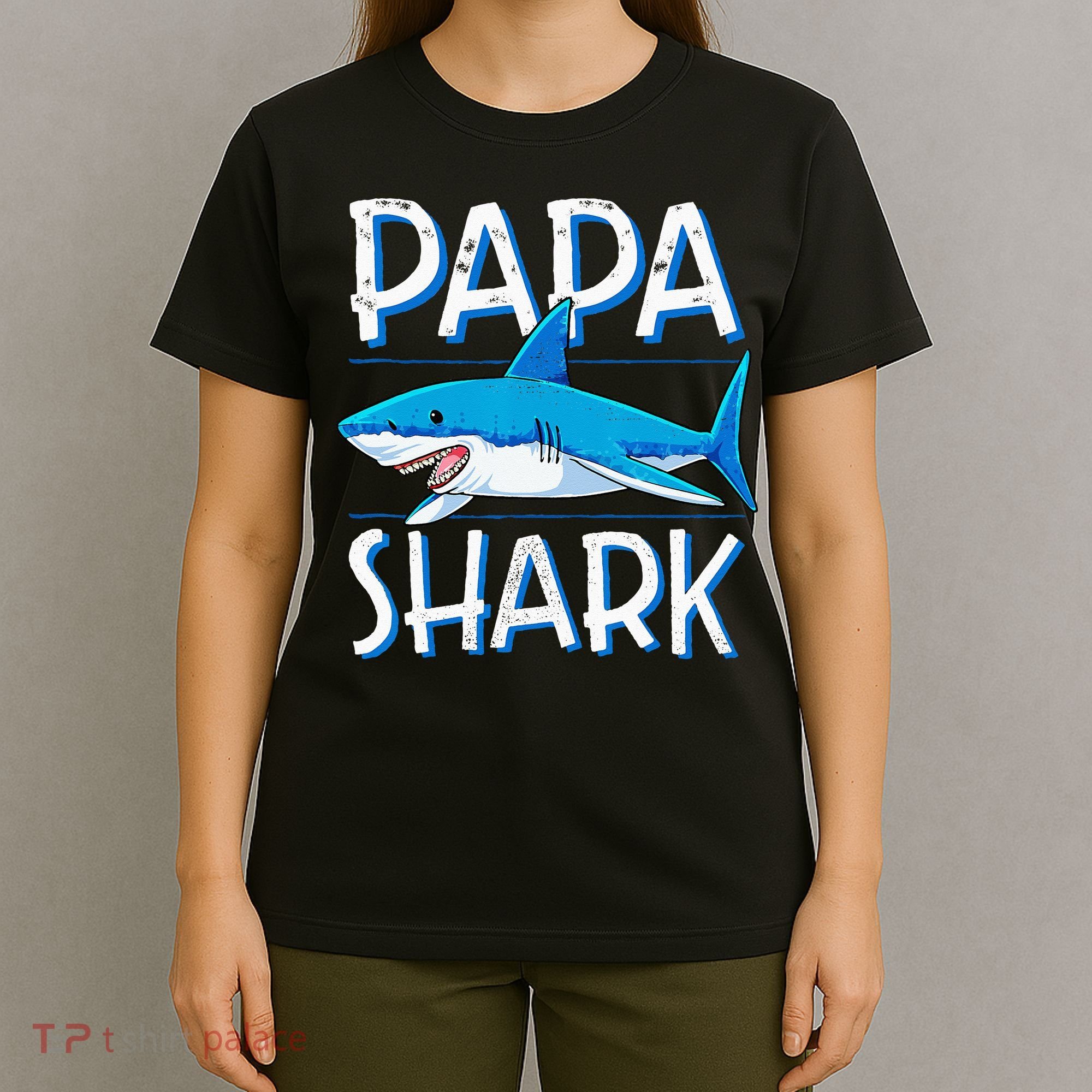 Papa Shark Family Matching Dad Daddy Jawsome T-Shirt