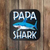 Papa Shark Family Matching Dad Daddy Jawsome Coaster thumb 0