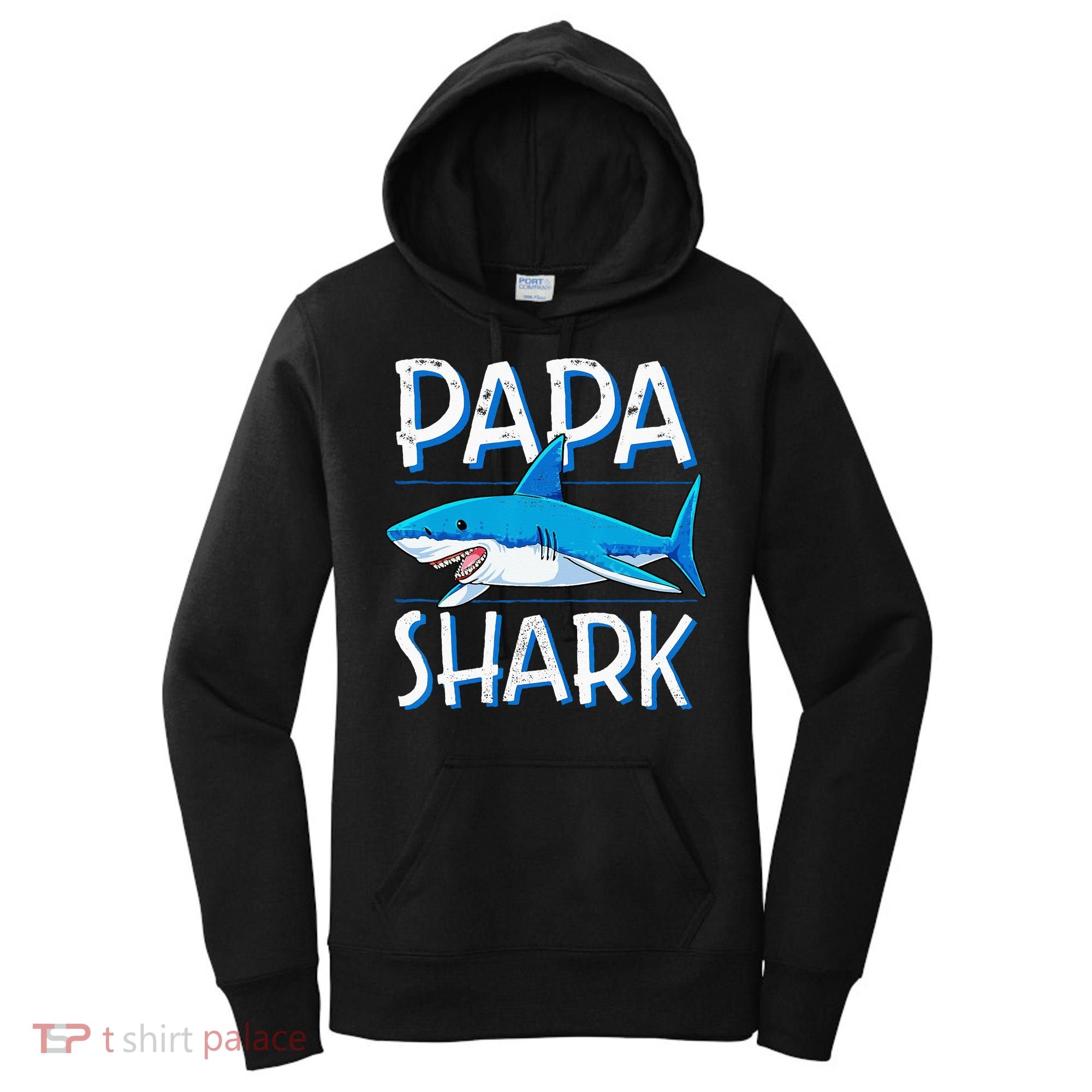 Papa Shark Family Matching Dad Daddy Jawsome Women's Hoodie