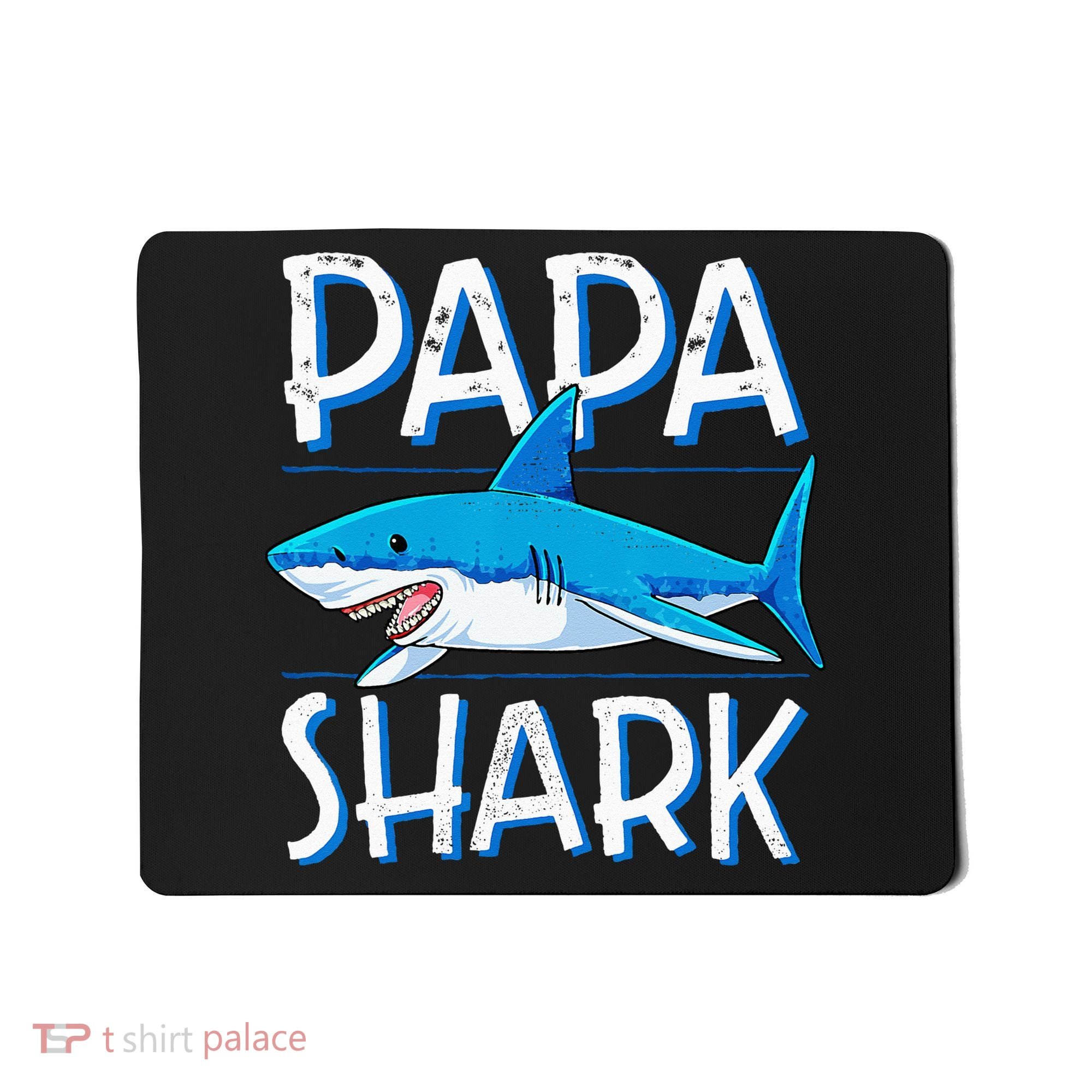 Papa Shark Family Matching Dad Daddy Jawsome Mousepad