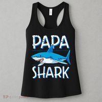 Papa Shark Family Matching Dad Daddy Jawsome Women's Tank Top thumb 3